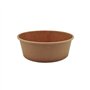 Saladeiras 1100ml Cartão Redondo Ø185mm Cor Kraft  50un