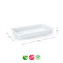 Tabuleiro Hotelaria 30,5x23x6cm 2,5L Branco