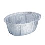 Embalagem Alimentar Alumínio 2400ml Oval c/Tampa 100un
