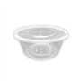 Embalagem Redonda Alimentar 500ml PP c/Tampa 50un