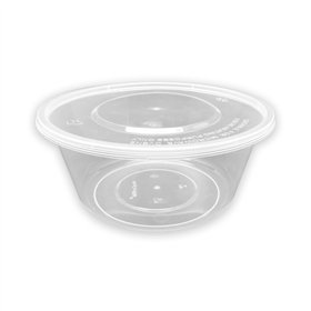 Embalagem Redonda Alimentar 750ml PP c/Tampa 50un
