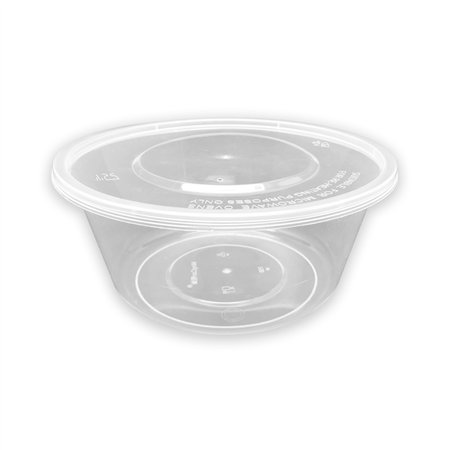 Embalagem Redonda Alimentar 750ml PP c/Tampa 50un