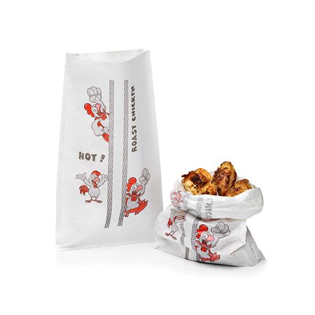 Saco p/Frango 20+8x42cm PP Laminado 500un
