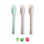 Garfos Plástico 26cm Reutilizáveis Sortido Pack 6un