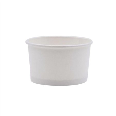 Copos Gelado 080ml Papel Branco 50un