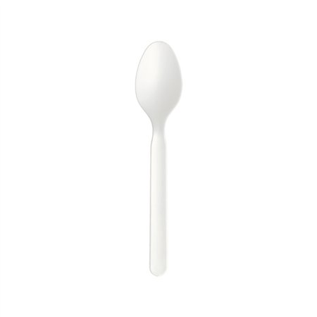 Colheres Sopa C-PLA Reutilizáveis 16cm Branco 100un