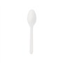 Colheres Sobremesa C-PLA Reutilizáveis 12,5cm Branco 100un