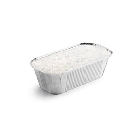 Embalagem Alimentar Alumínio 1500ml Retangular c/Tampa 100un