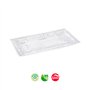 Travessa Plástico Reutilizável Cristal 15x28,5cm