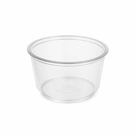 Tigelas 475ml Plástico PP Transparente 50un