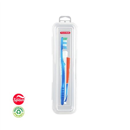Estojo Multiusos Higiene Oral Transparente 1un
