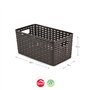 Caixa Arrumação Rattan Nº1 5L Wengue