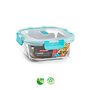 Caixa Hermética Vidro c/ Válvula Luxe 800ml Sortido