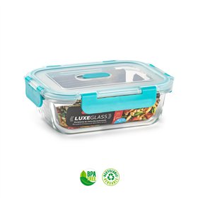 Caixa Hermética Vidro c/ Válvula Luxe 640ml Sortido
