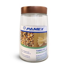 Frasco Vidro 1500ml Tampa Metal