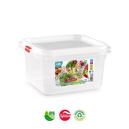 Caixa Hermética Hotelaria Frost Nº2 1,65L Transparente