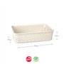 Caixa Multiusos Nature Eco Nº2 17,5x25,5x6,5cm Bege