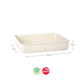 Caixa Multiusos Nature Eco Nº1 26x35,5x6,5cm Bege