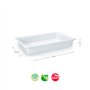 Tabuleiro Hotelaria 35x27,5x6cm 4L Branco