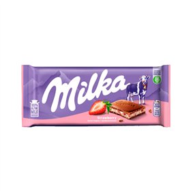 Tablete Chocolate Milka Morango 100g
