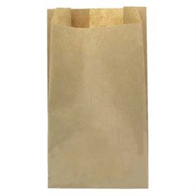Saco Papel Pão 14x6x32cm 35g Castanho 1000un