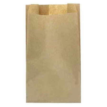 Saco Papel Pão 10x5x28cm 35g Castanho 2000un