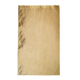 Saco Papel Pão 24x7x42cm 35g Castanho com Espiga 1000un