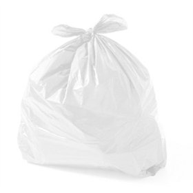 Sacos Lixo 030L 55x60cm c/Fecho 14my Branco 15un