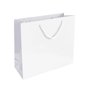 Saco 35x12x36cm Papel Couché 200g c/Asas Cordão Branco 1un