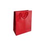 Saco 24x10x31cm Papel Couché 200g c/Asas Cordão Vermelho 1un
