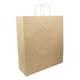 Saco 42x16x48cm Papel 115g c/Asas Kraft 1un
