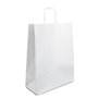 Saco 24x09x31cm Papel 090g c/Asas Branco 1un