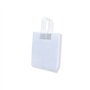 Saco 18x08x24cm Papel 100g c/Asas Branco 1un