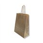 Saco 32x14x40cm Papel 100g c/Asas Kraft 1un