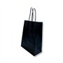 Saco 32x14x40cm Papel 100g c/Asas Preto 1un