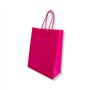Saco 32x14x40cm Papel 100g c/Asas Rosa 1un