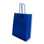 Saco 42x16x49cm Papel 100g c/Asas Azul Escuro 1un