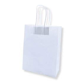 Saco 42x16x49cm Papel 100g c/Asas Branco 1un