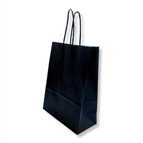 Saco 42x16x49cm Papel 100g c/Asas Preto 1un