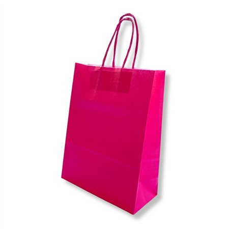 Saco 42x16x49cm Papel 100g c/Asas Rosa 1un