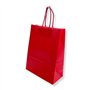Saco 42x16x49cm Papel 100g c/Asas Vermelho 1un