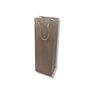 Saco 12x09x36cm 1 Garrafa Papel 210g c/Asas Cordão Kraft 1un