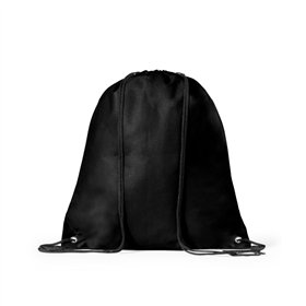Saco Mochila Non-Woven 37x41cm com Ilhós Preto
