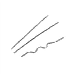 Fecho para Bolsa 9,5cm Prateado Metal 100un