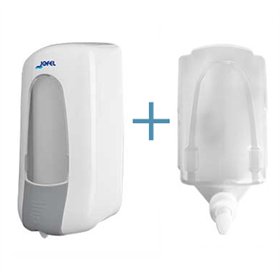 Saboneteira Recarga Plástico Aitana Mix JOFEL + Recarga Gel
