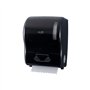 Dispensador Toalhas Rolo c/Auto-Corte Preto
