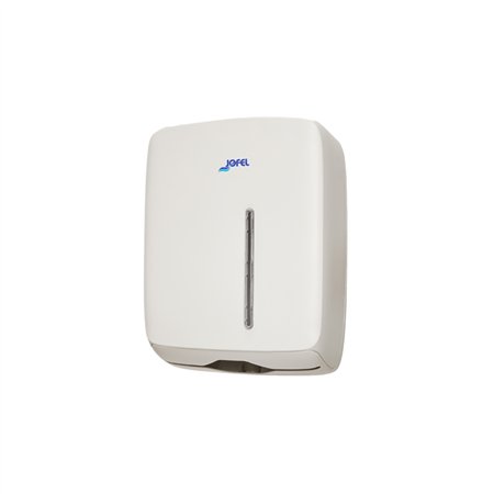 Dispensador Toalhas Mão Zig-Zag Branco Mate