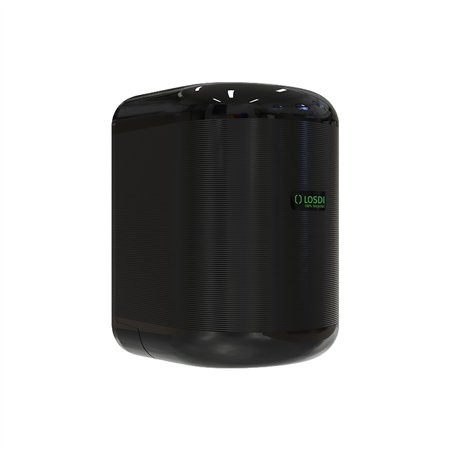 Dispensador Toalhas Rolo Ext Central EcoLuxe Losdi Preto
