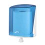 Dispensador Toalhas Rolo Extração Central Azul