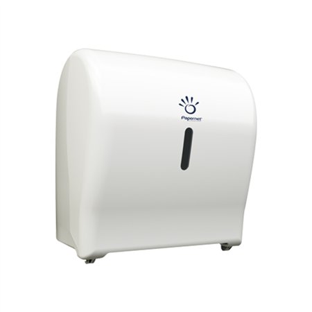 Dispensador Toalhas Rolo c/ Auto-Corte Paper Branco